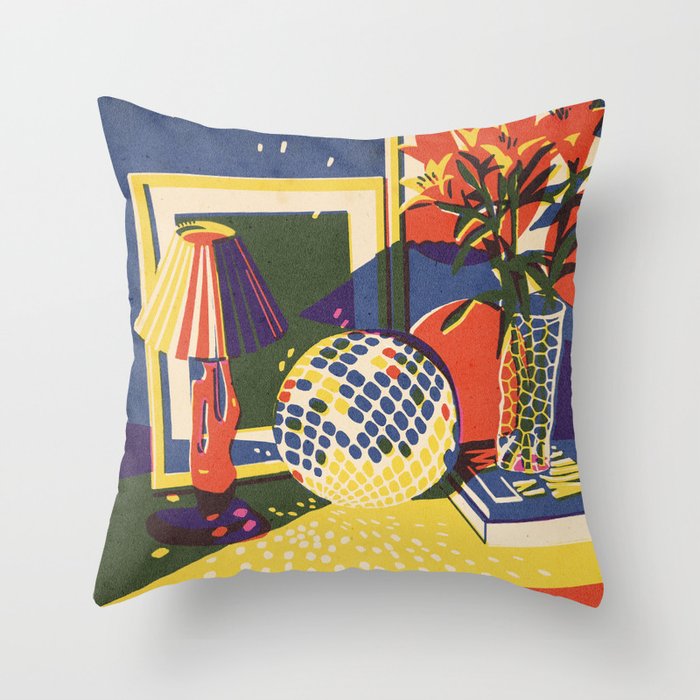 Mirrorball Throw Pillow Gallery Image 6