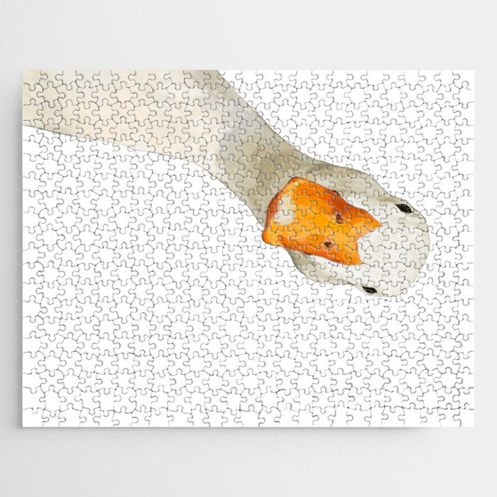 Sneaky White Duck Jigsaw Puzzle Gallery Image 1