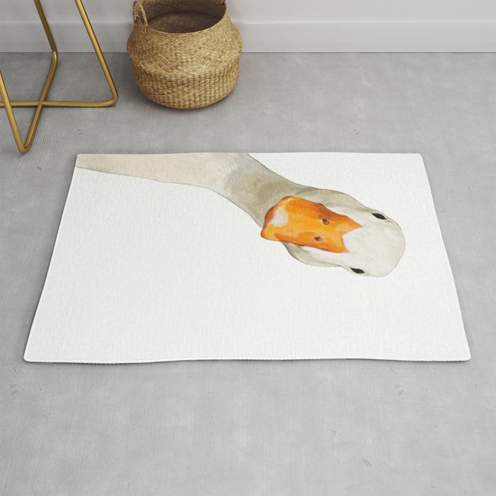 Sneaky White Duck Rug Gallery Image 1