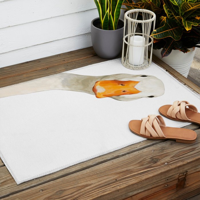 Sneaky White Duck Outdoor Rug Gallery Image 2
