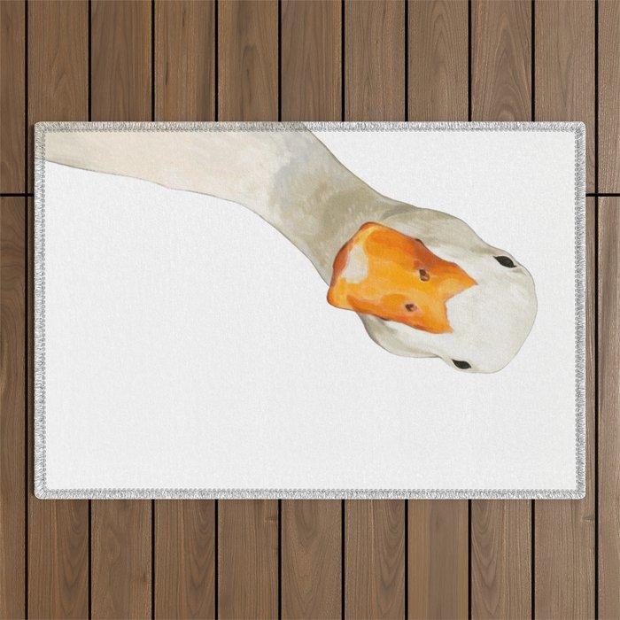 Sneaky White Duck Outdoor Rug Gallery Image 1