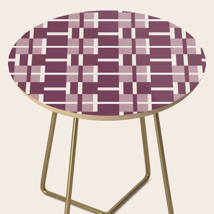 Vintage Geometric Harmony Side Table Gallery Image 2