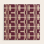 Vintage Geometric Harmony Wood Wall Art Gallery Image 1