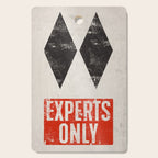 Experts Only Ski Double Black Diamond Cutting Board Gallery Image 1