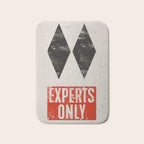 Experts Only Ski Double Black Diamond Bath Mat Gallery Image 1