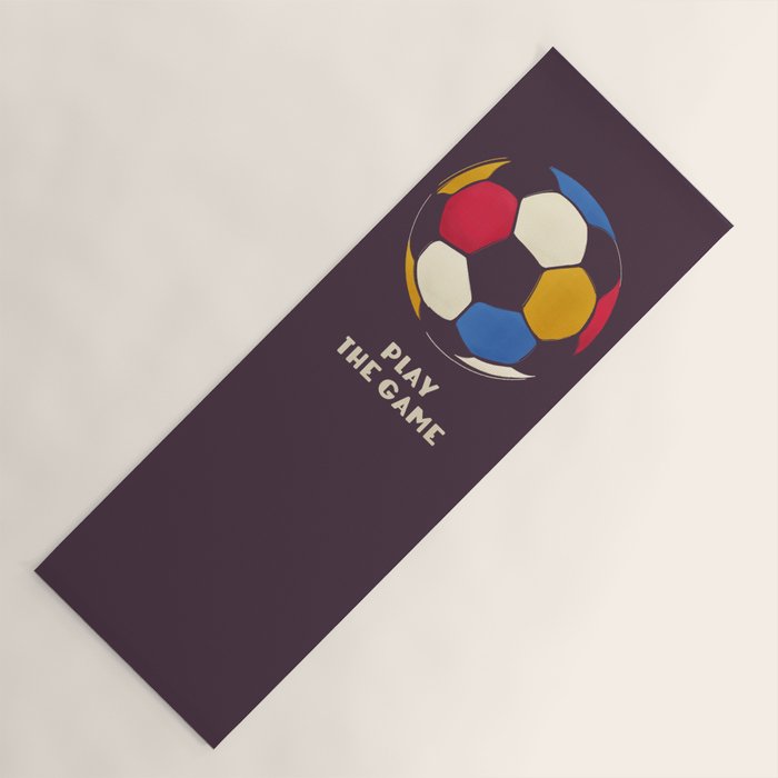 Play The Game  Yoga Mat Gallery Image 1