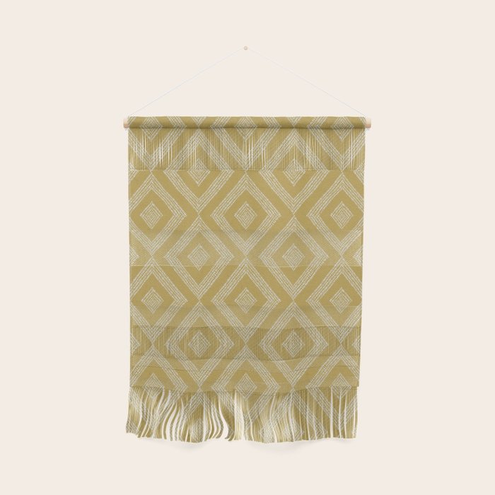 Hand-drawn Rhombus Pattern #1 Wall Hanging Gallery Image 1