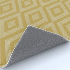 Hand-drawn Rhombus Pattern #1 Rug Gallery Image 4