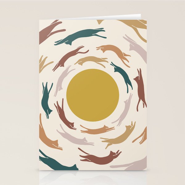 Cat Landscape 166 Stationery Card Gallery Image 2