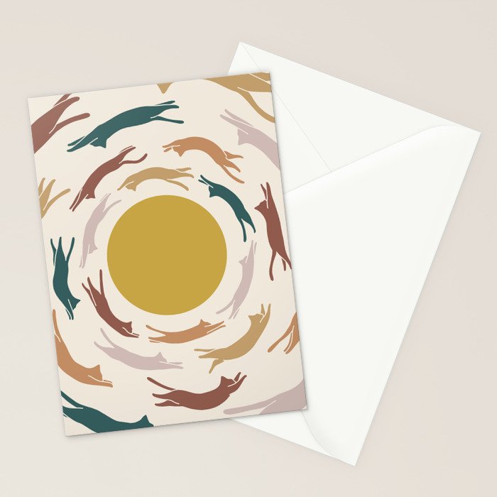 Cat Landscape 166 Stationery Card Gallery Image 2