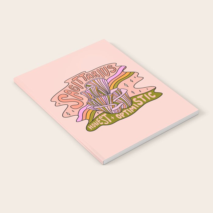 Sagittarius Mushroom Notebook Gallery Image 2