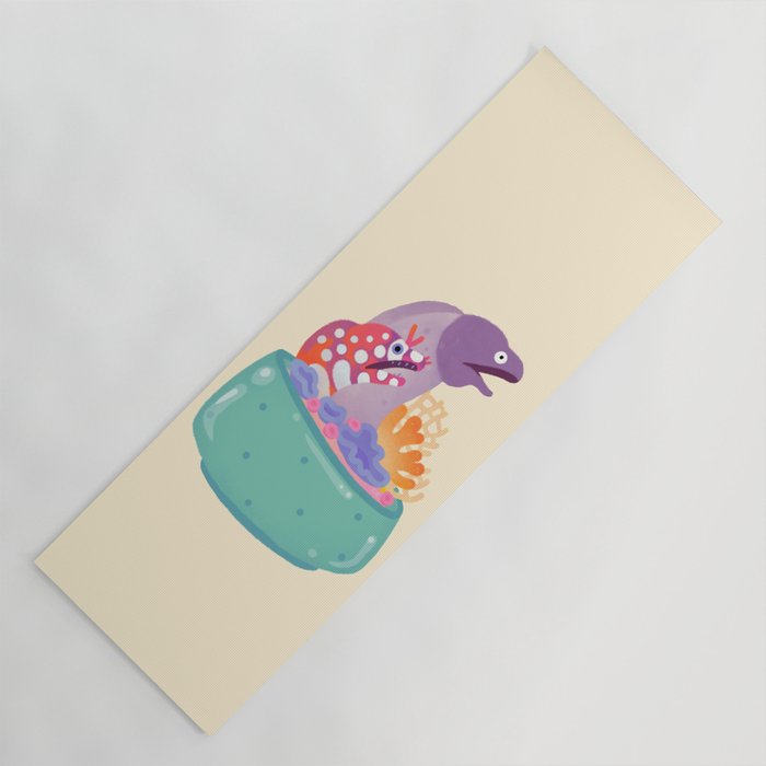 Eel flower pot Yoga Mat Gallery Image 1