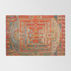 Tibetan Buddhist Mandala Manjuvajra 43 Deities Rug Gallery Image 2