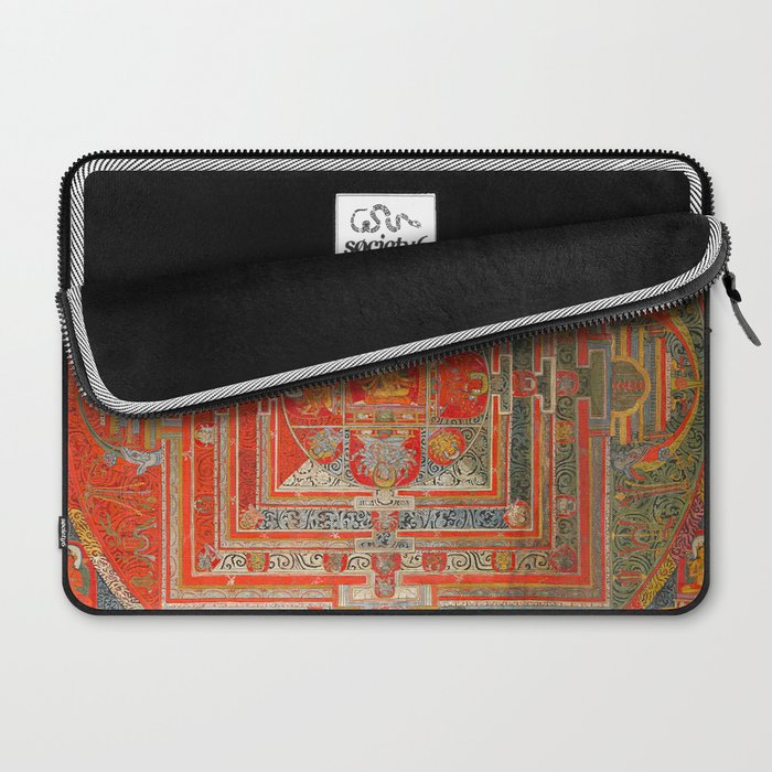 Tibetan Buddhist Mandala Manjuvajra 43 Deities Laptop Sleeve Gallery Image 2