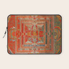 Tibetan Buddhist Mandala Manjuvajra 43 Deities Laptop Sleeve Gallery Image 1