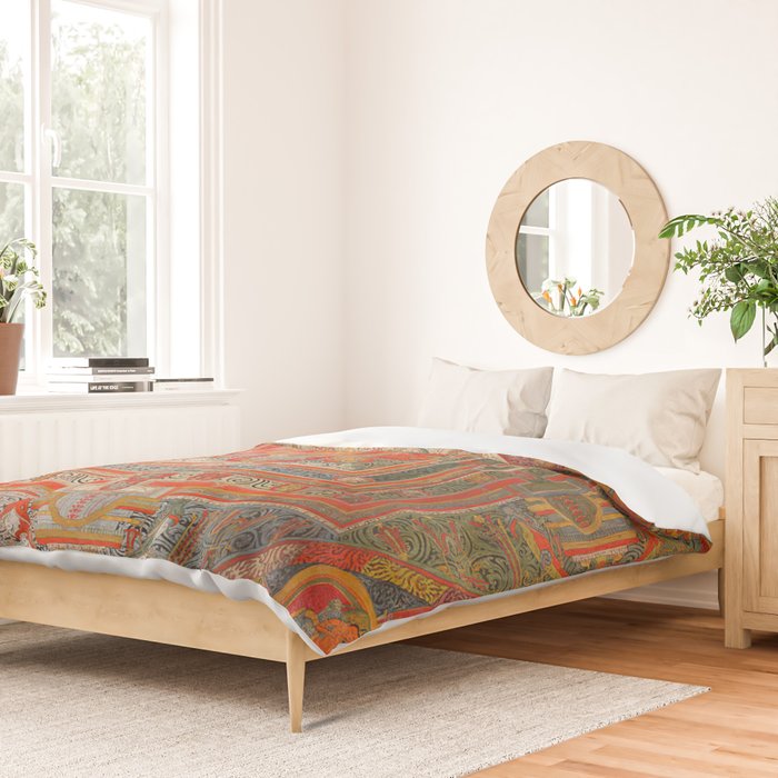 Tibetan Buddhist Mandala Manjuvajra 43 Deities Duvet Cover Gallery Image 2