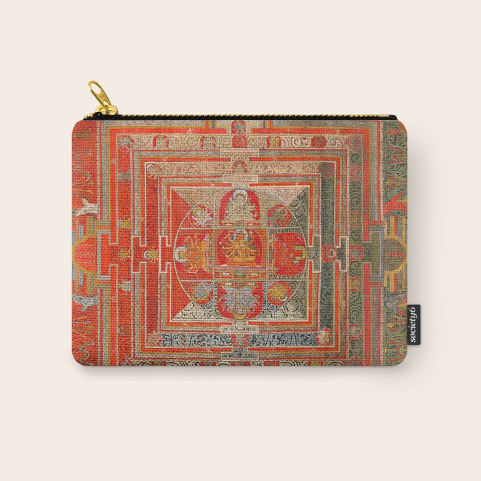 Tibetan Buddhist Mandala Manjuvajra 43 Deities Carry All Pouch Gallery Image 1