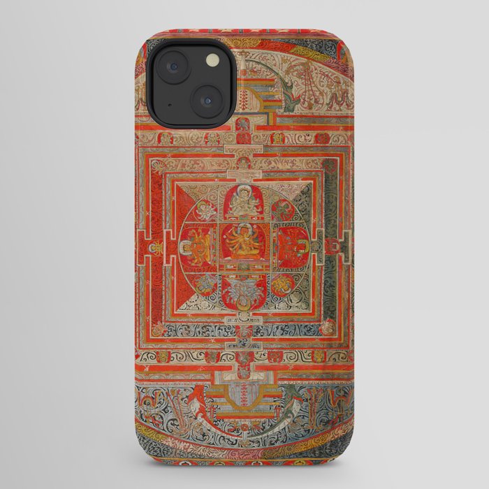 Tibetan Buddhist Mandala Manjuvajra 43 Deities iPhone Case Gallery Image 30