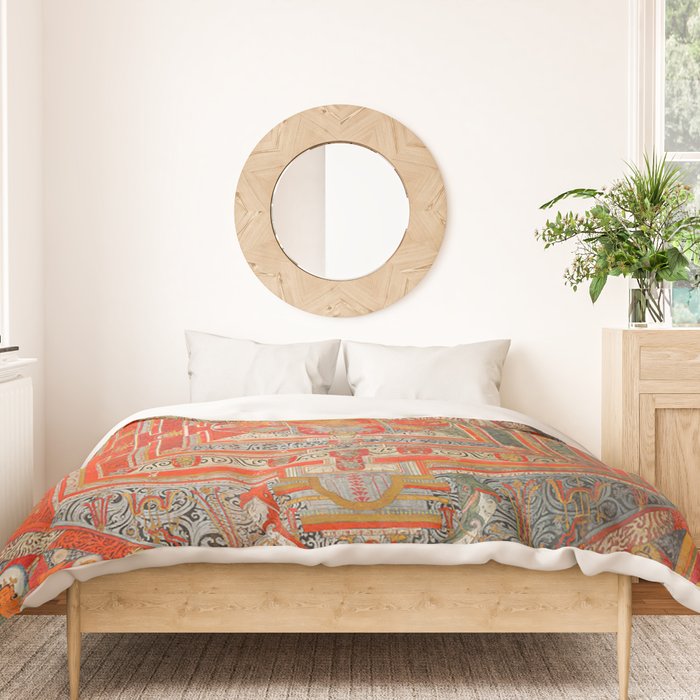 Tibetan Buddhist Mandala Manjuvajra 43 Deities Duvet Cover Gallery Image 3