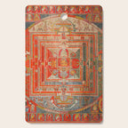 Tibetan Buddhist Mandala Manjuvajra 43 Deities Cutting Board Gallery Image 1