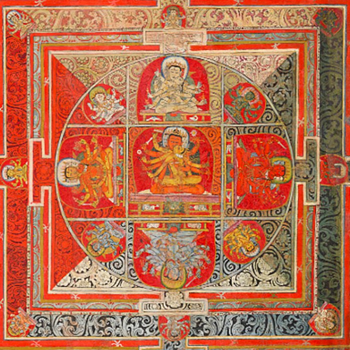 Tibetan Buddhist Mandala Manjuvajra 43 Deities Coffee Mug Gallery Image 2