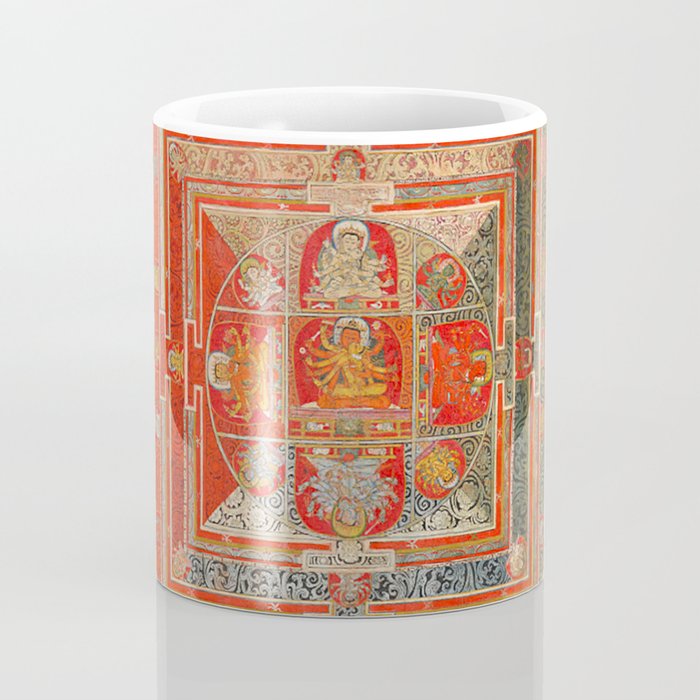 Tibetan Buddhist Mandala Manjuvajra 43 Deities Coffee Mug Gallery Image 4