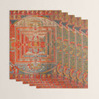 Tibetan Buddhist Mandala Manjuvajra 43 Deities Wrapping Paper Gallery Image 3