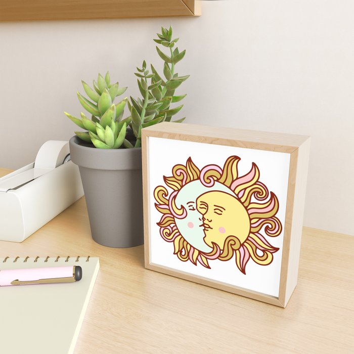 Sun and Moon Mini Art Print Gallery Image 2