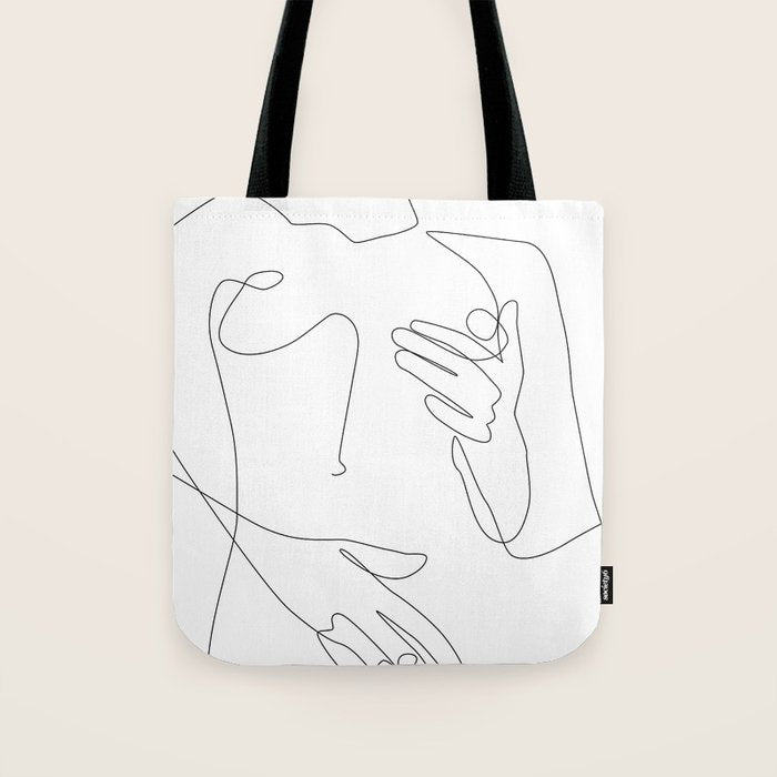 Sensual Erotic Tote Bag Gallery Image 1