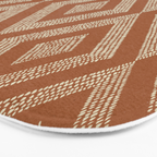 Hand-drawn Rhombus Pattern #2 Bath Mat Gallery Image 3