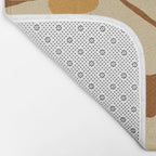 Retro fun floral  Bath Mat Gallery Image 2