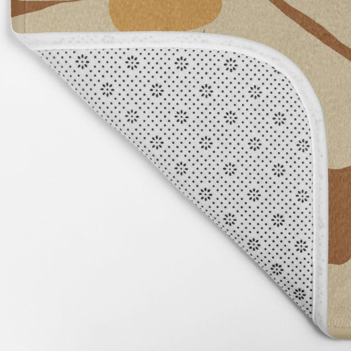 Retro fun floral  Bath Mat Gallery Image 2