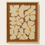 Retro fun floral  Serving Tray Gallery Image 1