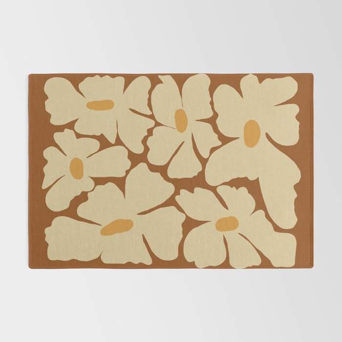 Retro fun floral  Rug Gallery Image 2