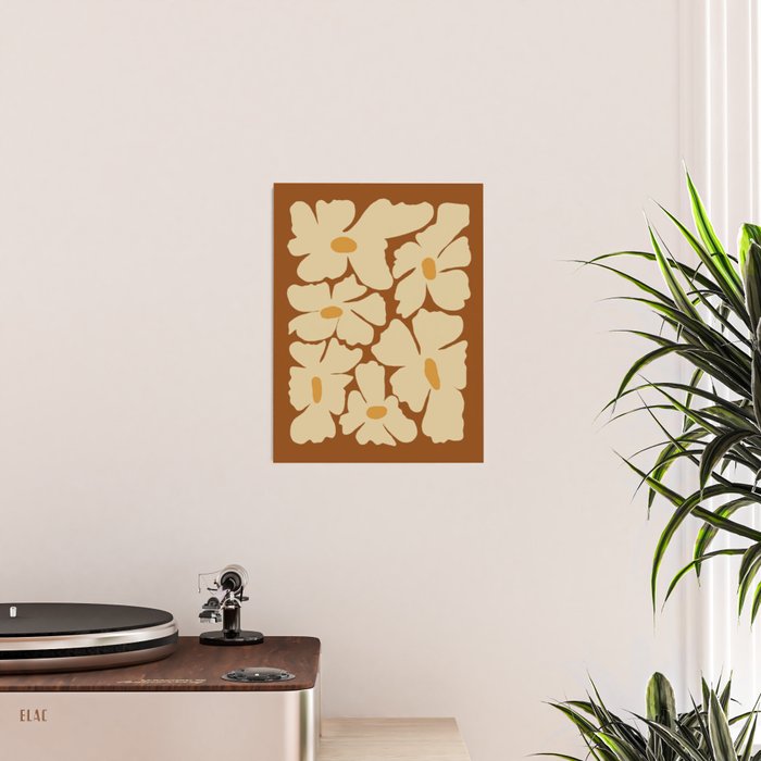 Retro fun floral  Poster Gallery Image 2