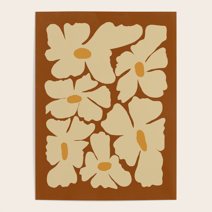 Retro fun floral  Poster Gallery Image 1