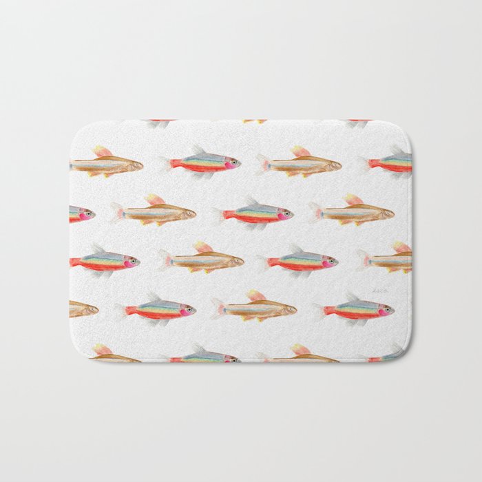 Colorful Fish Bath Mat Gallery Image 1