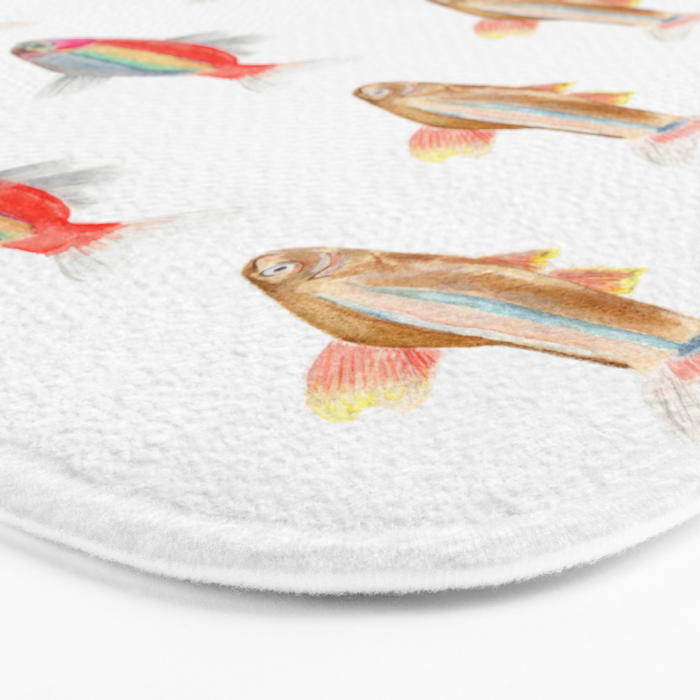 Colorful Fish Bath Mat Gallery Image 3