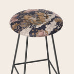 Fox Cubs in Moonlit Garden Stool Gallery Image 2
