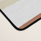 Palm Springs Mid-Century Minimalist Abstract Brown Ochre Beige White Desk Mat Gallery Image 4