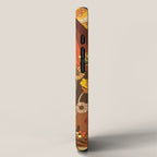 70s, Sunflower, retro, rainbow, warm colors, 60s, boho iPhone Case Gallery Image 2