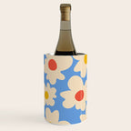 Abstract Flower Shape - Blue, Yellow and Red Wine Chiller Gallery Image 2