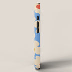 Abstract Flower Shape - Blue, Yellow and Red iPhone Case Gallery Image 2