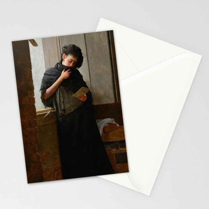 Longing - Saudade-  by Almeida Junior, 1899 Stationery Card Gallery Image 2