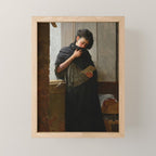 Longing - Saudade-  by Almeida Junior, 1899 Mini Art Print Gallery Image 1