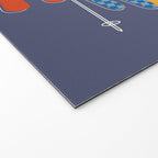 Retro Colorful Skis Welcome Mat Gallery Image 2