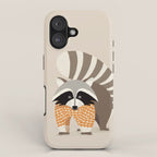 Whimsical Raccoon iPhone Case Gallery Image 1