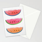 Watermelon Watercolor Stationery Card Gallery Image 2