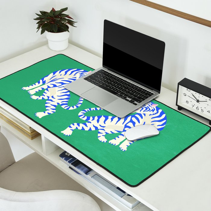 The Roar: White Tiger Edition Desk Mat Gallery Image 2