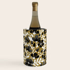 Blossom Pattern â Black & White on Kraft Wine Chiller Gallery Image 3